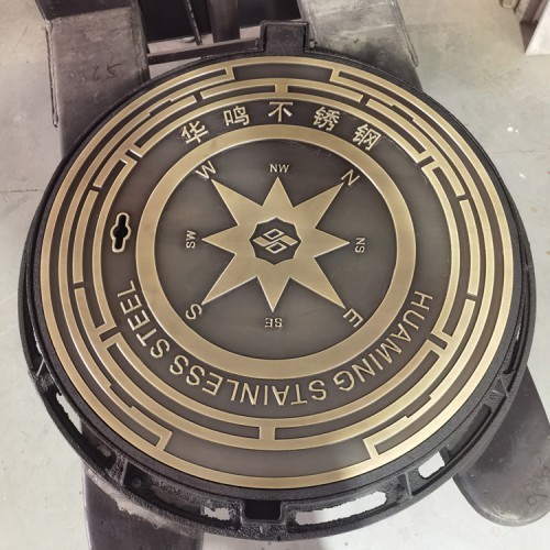 铜结合井盖 仿铜井盖 井盖定制 铸铜井盖批发