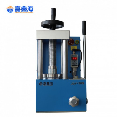 JDY-60S 电动压片机60吨 按下绿色按钮，压片机加压