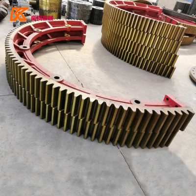 锂辉石回转窑大齿轮材质好精度高价格优