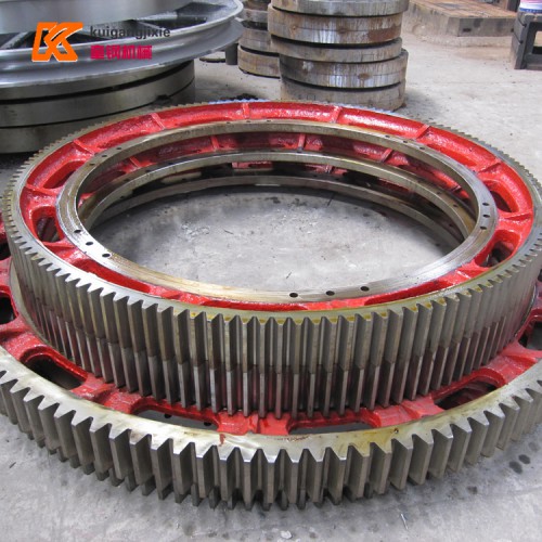 1.8米复合肥烘干机大齿轮法兰型安装方便