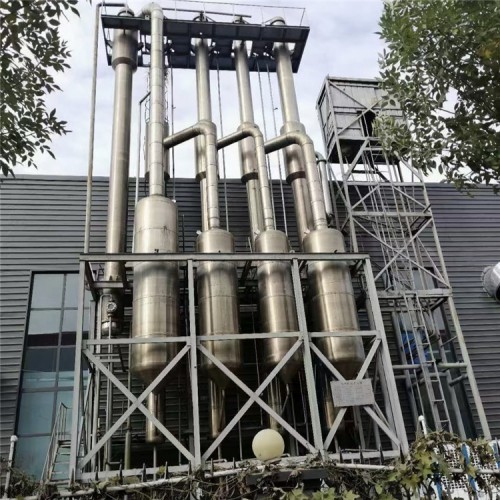 二手三效降膜蒸发器 化工厂乳制品厂蒸发器 运行稳定