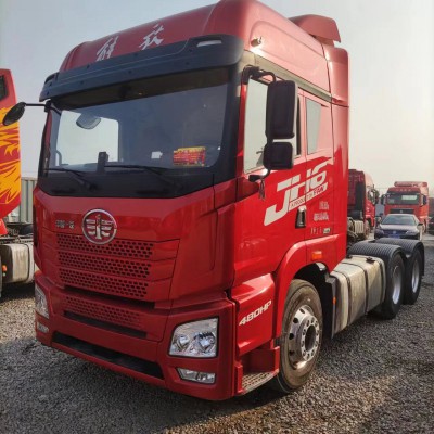 21年7月二手牵引车解放JH6 国五480马力 牵引车