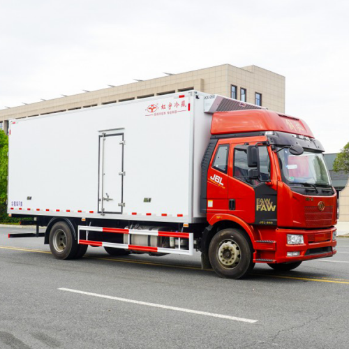 冷藏车 解放J6L领航版高顶双卧冷藏车