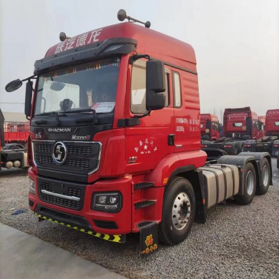 21年4月二手陕汽德龙M3000S牵引车头 国五双驱轻体