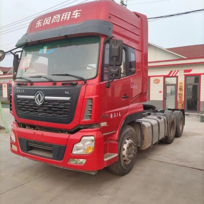 19年5月二手东风天龙KL牵引车 国五双驱轻体 二手牵引车