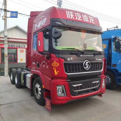 21年3月陕汽德龙X5000 二手牵引车头 国五双驱轻量化