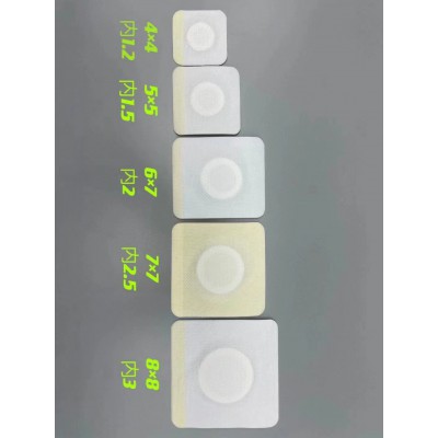 无纺布穴位贴 7*7肚脐贴 6864透气胶带三伏贴