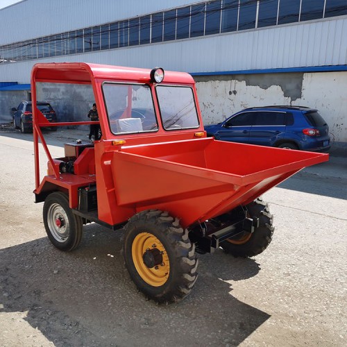 18马力前翻斗车 工程翻斗车 后轮转向四轮蹦蹦车