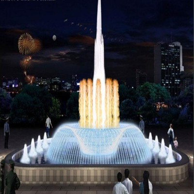 音乐喷泉设备 程控喷泉 大中型喷泉水景设计