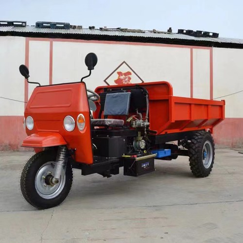 矿用工程三马车 自卸柴油三轮车价格 工程运料三轮车