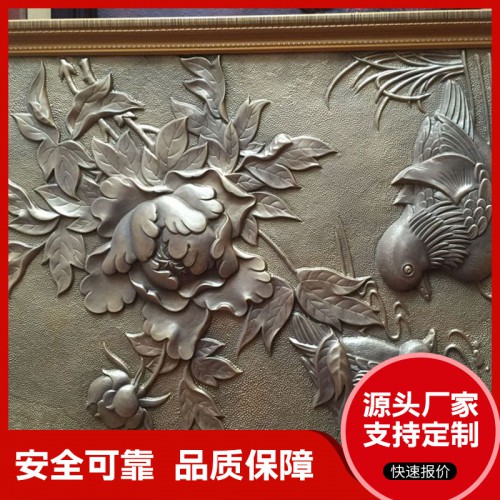 铜浮雕 铜雕山水画 煅铜浮雕 室外地雕