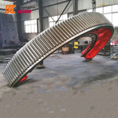 水煤浆球磨机大齿轮生产厂家定制生产