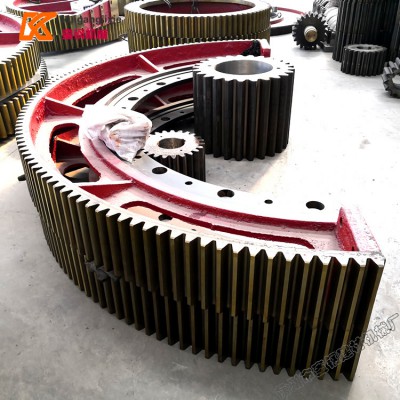 2.1X3米选矿格子球磨机大齿轮