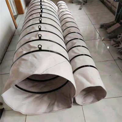 帆布耐磨 散装机伸缩布袋 四明环保