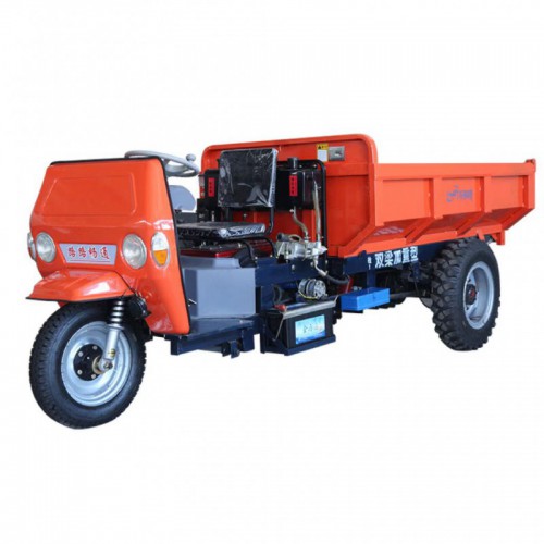 电启动工程自卸车 18马力养殖场专用车 带自卸的柴油三轮车