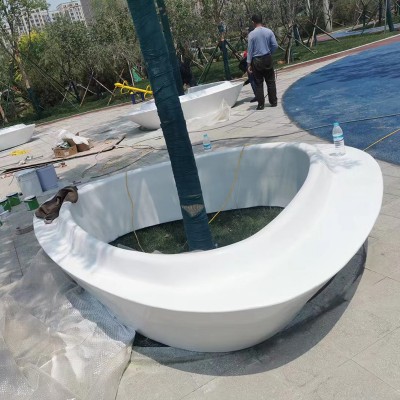 玻璃钢树池坐凳