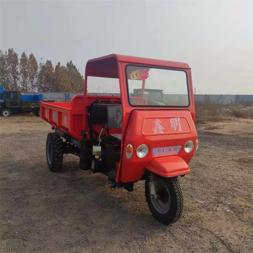 柴油自卸农用三轮车 电启动翻斗车 工程柴油三轮车厂家直销
