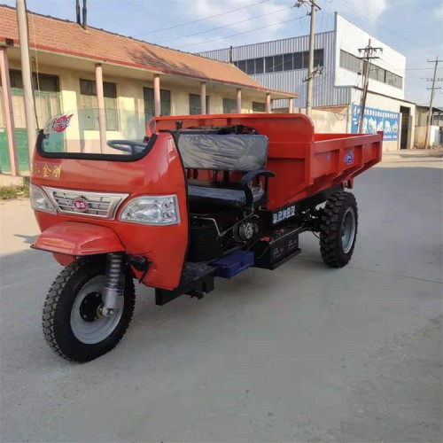 厂家销售时风款柴油三轮车 加厚车厢工程拉沙拉土自卸三轮车