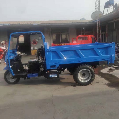 时风五征同款柴油三轮车 矿用自卸三轮车 工地运输三蹦子