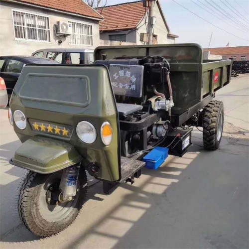 鑫明 小型农用三轮车 3吨25马力液压翻斗自卸三轮车厂家
