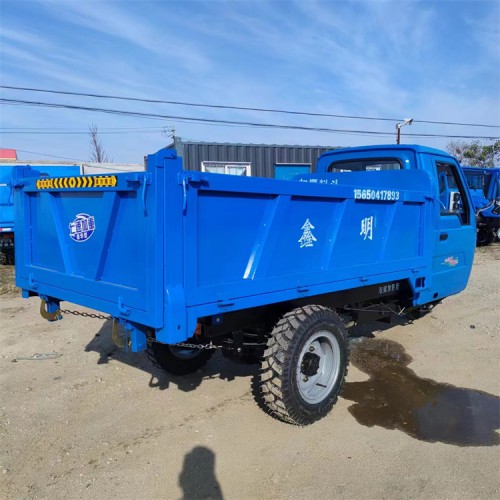 时风同款柴油三轮车 后翻斗拉料车 18马力农用三轮车厂家批发