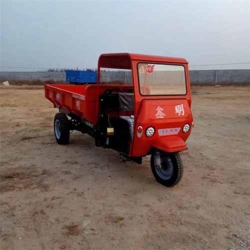 浙江五征时风同款柴油三轮车 工地后翻斗自卸车 工程三轮车