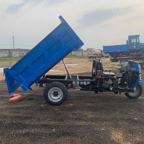 鑫明牌电启动农用柴油三轮车 液压自卸车 厂家批发价