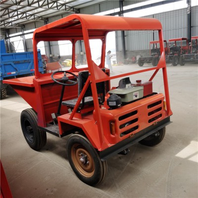 前翻斗柴油四轮车 全液压FC-18型翻斗车 燃油式工程自卸车