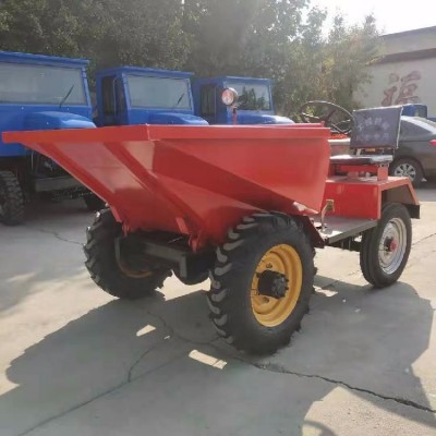 FC-18工地用小翻斗车 工地2吨前卸式蹦蹦车 操作舒适
