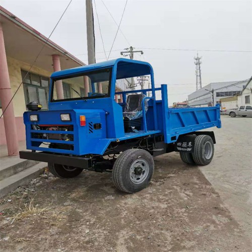 全封闭棚四驱农用车 28马力柴油四不像车 矿用四轮车