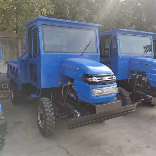 多用途四轮自卸拖拉机 农用双缸运输车 操作简单