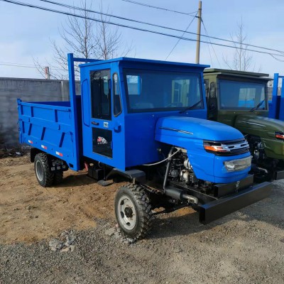 崎岖山路爬坡王四驱拖拉机 工程拉水泥大载重柴油农用车