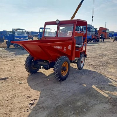 18马力电启动前卸式四轮蹦蹦车 大容量自卸柴油翻斗车