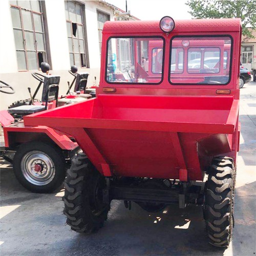 工程运输车两驱自卸柴油四轮车 建筑电启动矿用翻斗车批发