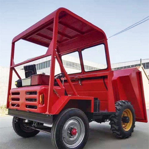 四阳轮蹦蹦柴油车 工地运料翻斗车 液压翻斗车 发货快