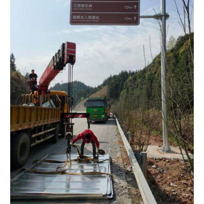 双柱式热镀锌标杆