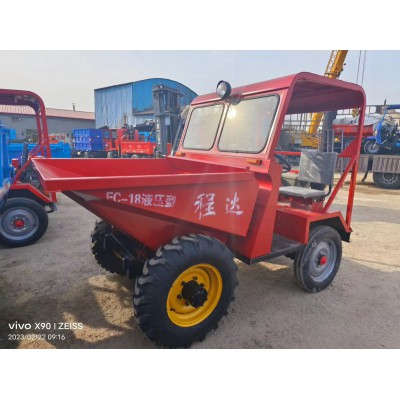 柴油翻斗车 前翻斗车多少钱 四轮翻斗车工地用