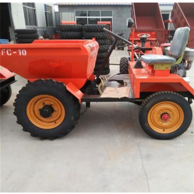 广东供应柴油1吨翻斗车 前卸式四轮一吨翻 矿用蹦蹦车 发货快