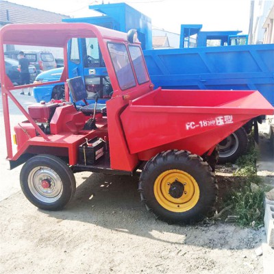 江苏南通四轮工程运输翻斗车 小型蹦蹦车 柴油翻斗车