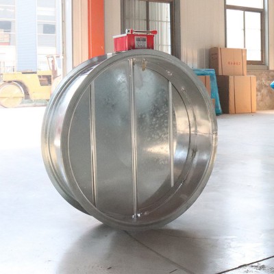 圆形防火阀 3C消防认证 电动排烟防火调节阀 耐高温耐腐蚀