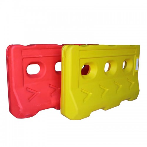 吹塑三孔水马 市政施工注水注沙水马围挡 塑料防撞桶隔离墩