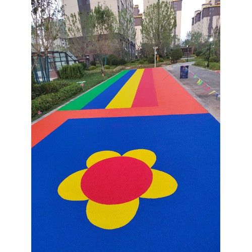 小区公园篮球场幼儿园塑胶场地 EPDM健身跑道