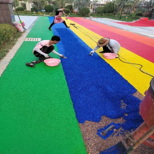 公园EPDM塑胶跑道场地