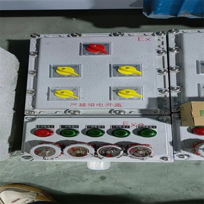 定制钢板焊接防爆PLC触摸屏变频器散热控制柜照明动力