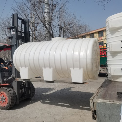 3000升卧式塑料桶 3吨卧式储罐 车载水箱
