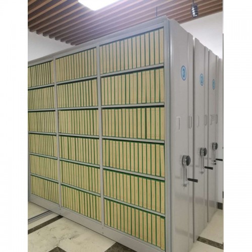 轨道档案柜 手摇文件柜厂家