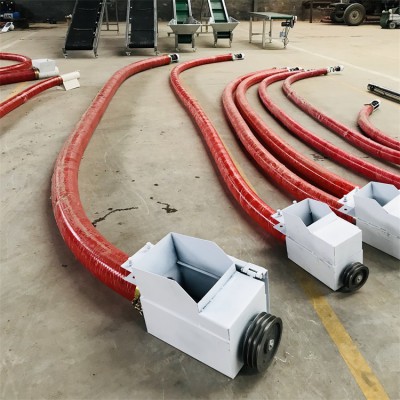 4寸粮食吸粮机 管壁5mm加厚软管提升机 便捷式吸粮机