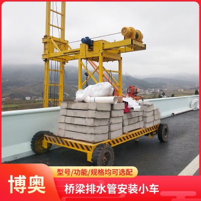 桥梁施工排水管安装车 云南 高架桥混凝土护栏模板台车