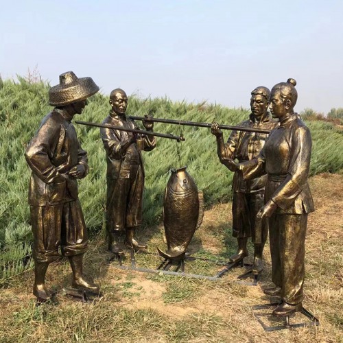 玻璃钢人物雕塑定制