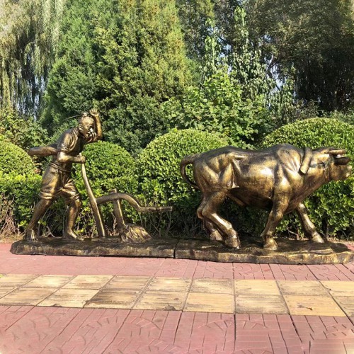 户外园林景观铸铜雕像